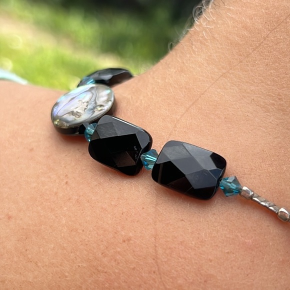 Silpada necklace sterling abalone shell - Picture 7 of 10